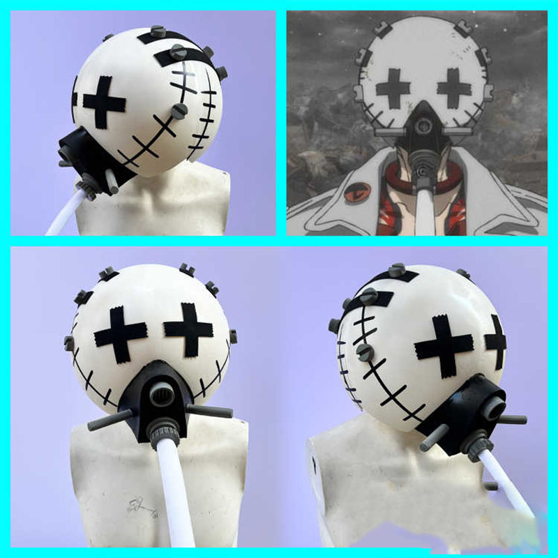 Anime Cosplay With Mask - Enjin Cosplay Mask Headwear Prop Anime