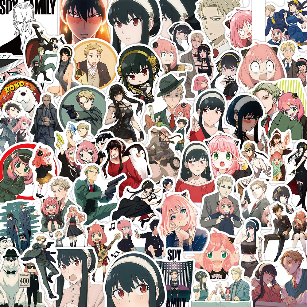 Anime Cosplay Yor Forger - 60pcs Set Spy Family Anime Spy×Family