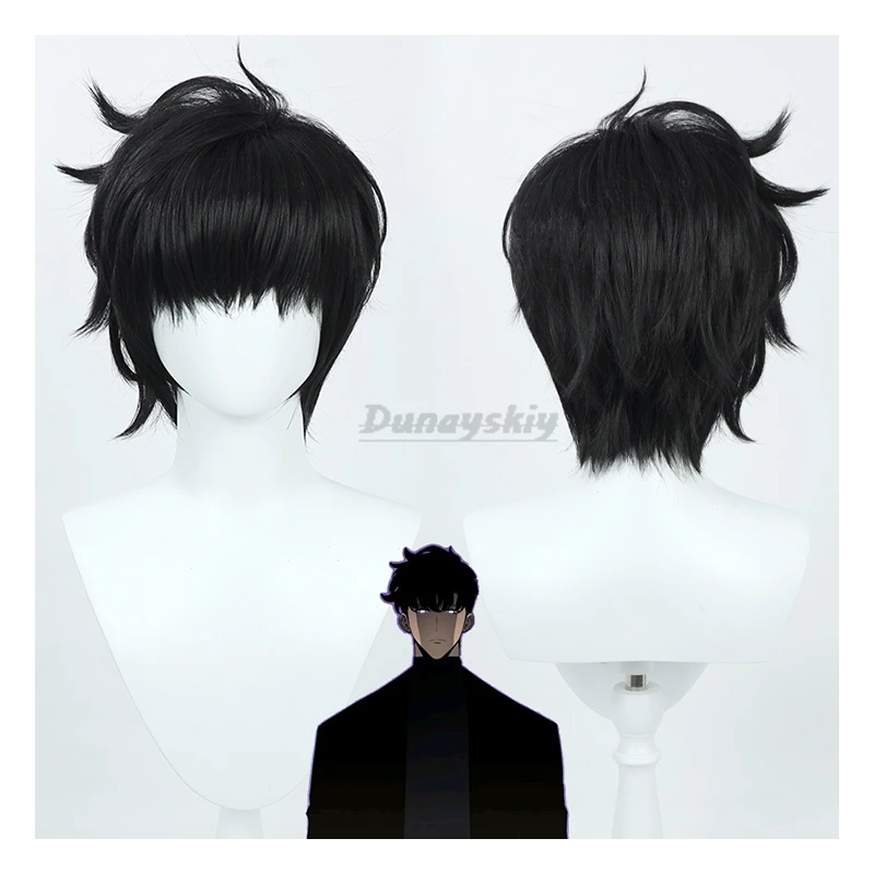 Cosplay Anime Solo - CosplayAnime Leveling Sung Jinwoo Cosplay Wig