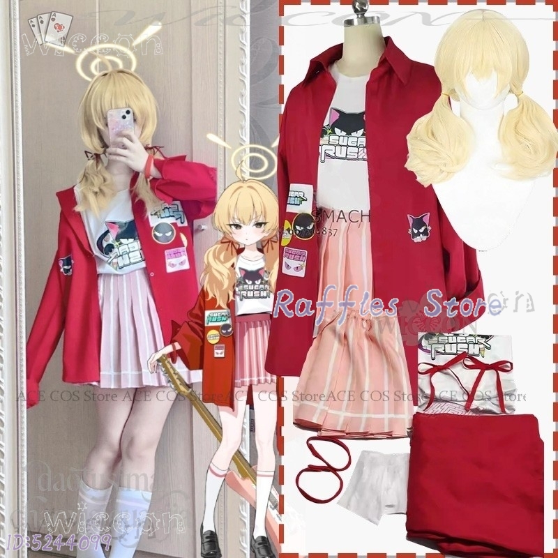 Anime Cosplay Cat - Disfraz Adulto Anime Game Blue Archive