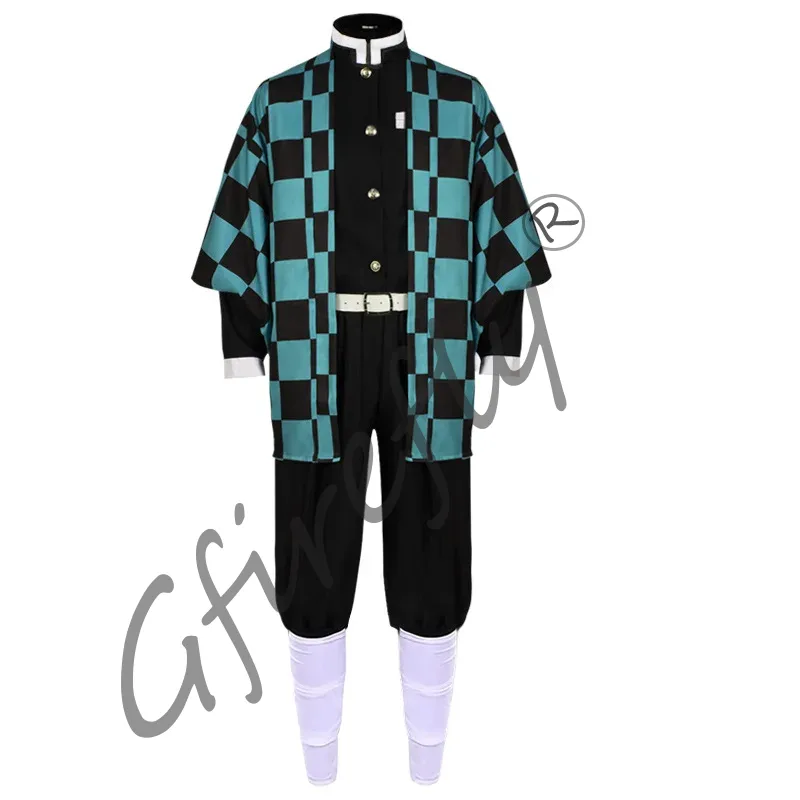 Kamado Tanjirou Cosplay Costum - مراجعة Anime Cosplay With Mask وسعره