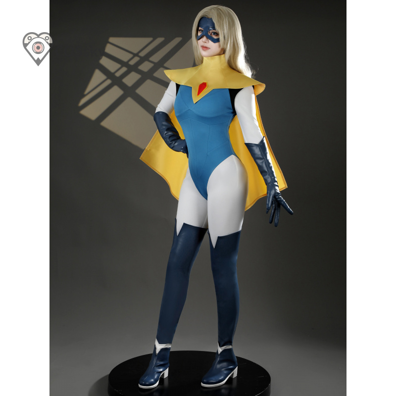 Blonde Blazer Game Dispatch Co - مراجعة Anime Cosplay With Mask وسعره