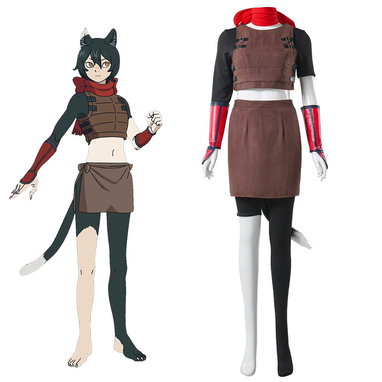 Dungeon Meshi Izutsumi Cosplay - مراجعة Anime Cosplay Cat وسعره