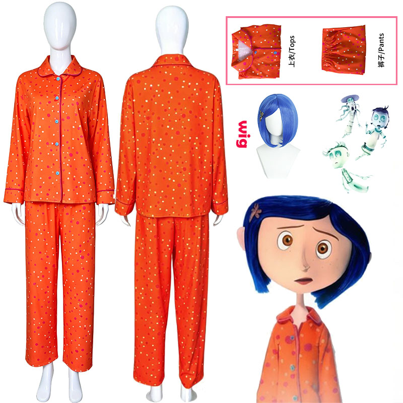 Movie Coraline Cosplay Pajamas - مراجعة Cosplay Anime Top وسعره