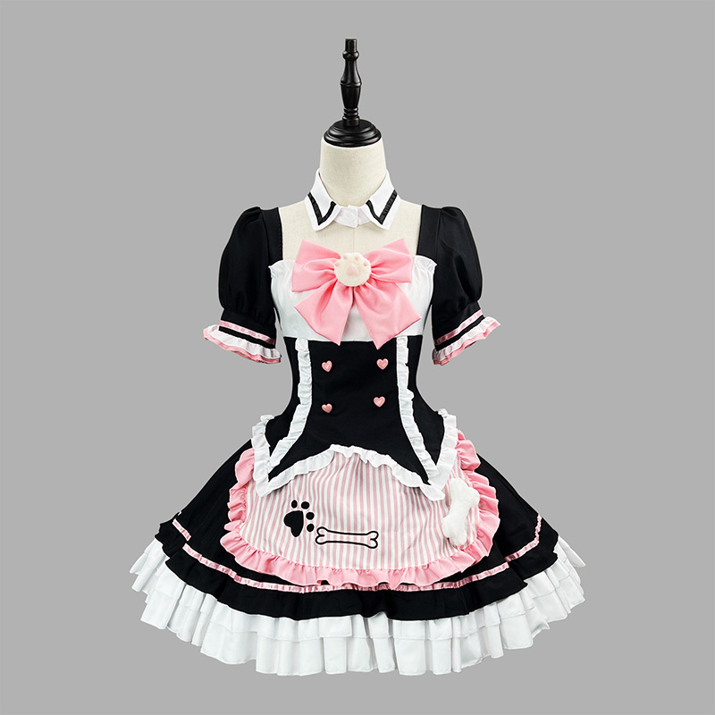 S-5XL Cute Lolita Cat Maid Dre - مراجعة Anime Cosplay Cat وسعره