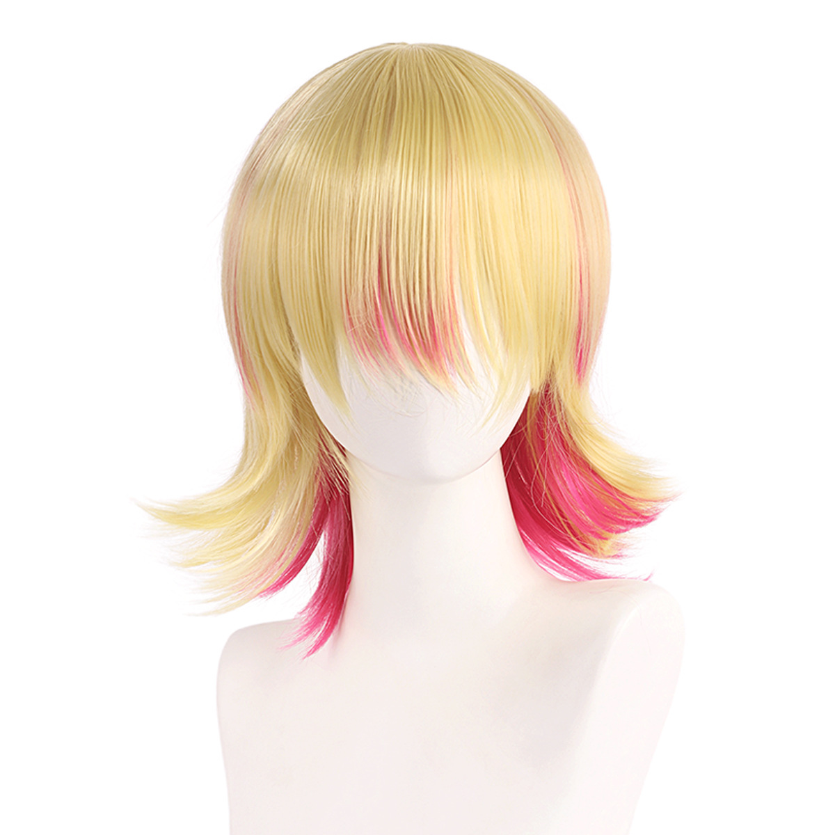 Synthetic Cosplay Wig Short Bl - مراجعة Anime Cosplay Duo وسعره