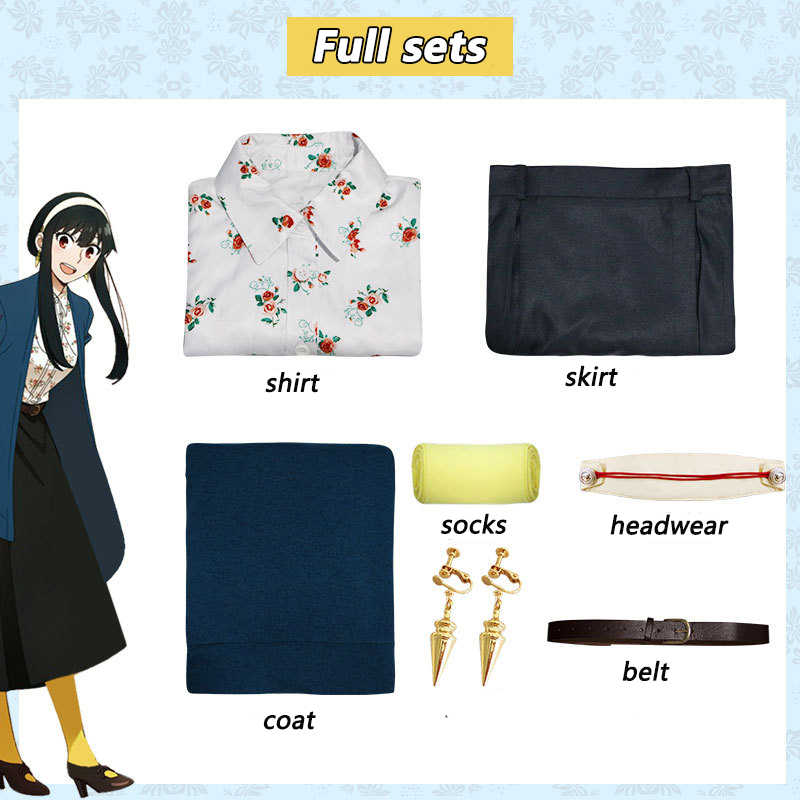 Yor Forger Cosplay Costume Ani - مراجعة Anime Cosplay Yor Forger وسعره