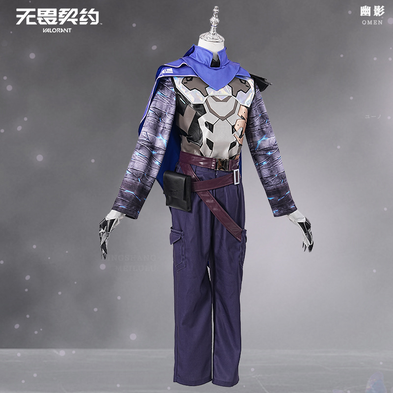Game VALORANT Omen Cosplay Cos - مراجعة Anime Cosplay With Mask وسعره
