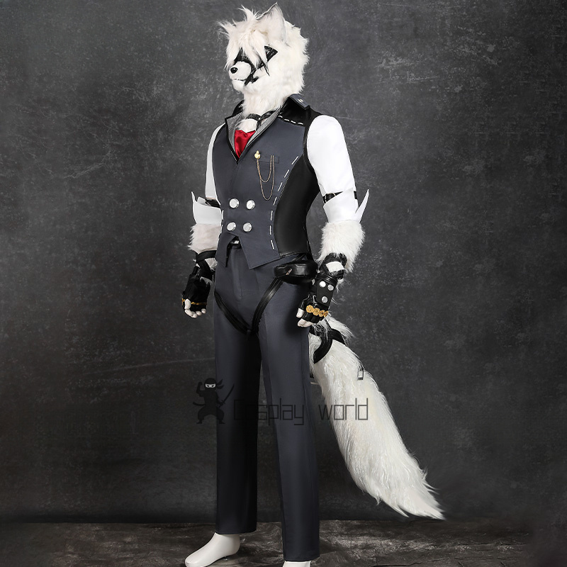 Von Lycaon Cosplay Costume Wig - مراجعة Anime Cosplay With Mask وسعره