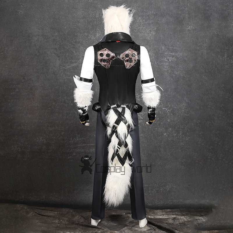Von Lycaon Cosplay Costume Wig - مراجعة Anime Cosplay With Mask وسعره