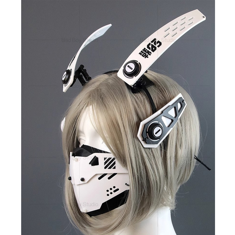 Cyberpunk Mask Cosplay Functio - مراجعة Anime Cosplay Armor وسعره