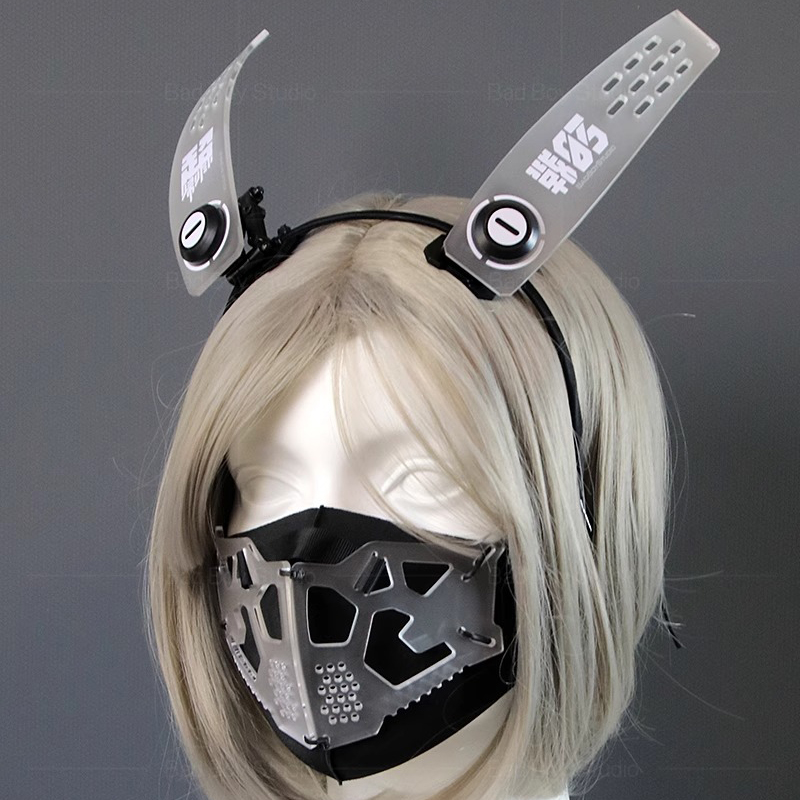 Cyberpunk Mask Cosplay Functio - مراجعة Anime Cosplay Armor وسعره
