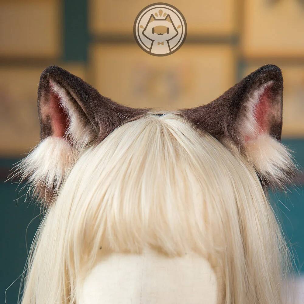 MMGG New Siamese Brown Cat Nek - مراجعة Anime Cosplay Cat وسعره