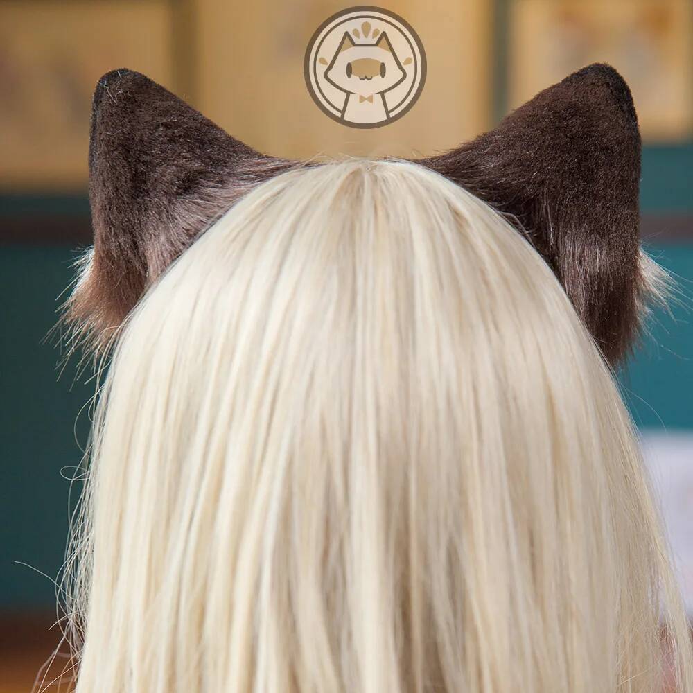 MMGG New Siamese Brown Cat Nek - مراجعة Anime Cosplay Cat وسعره