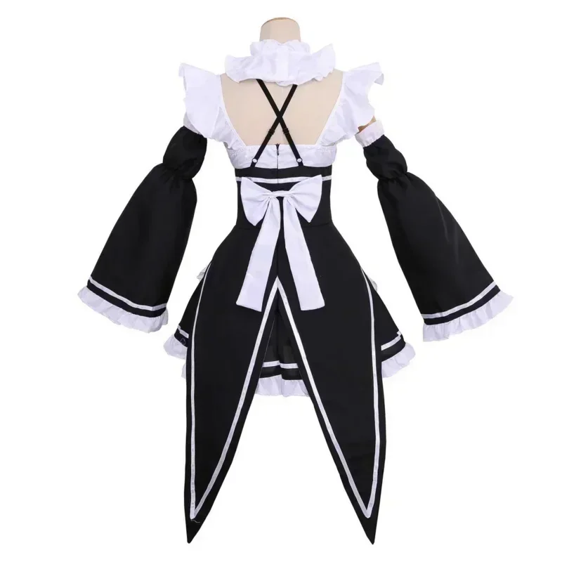 Anime Ram/Rem Lolita Maid Cosp - مراجعة Anime Cosplay Rem وسعره