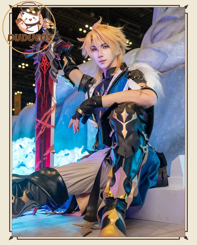 IN STOCK Varka Cosplay Costume - مراجعة Anime Cosplay Armor وسعره