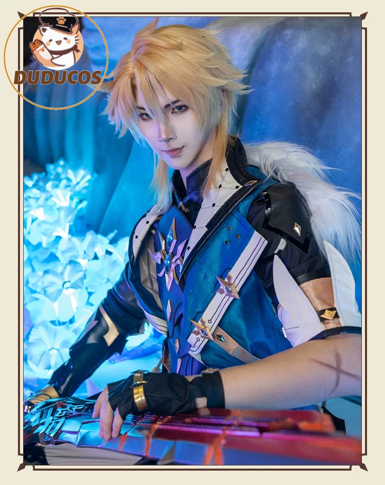 IN STOCK Varka Cosplay Costume - مراجعة Anime Cosplay Armor وسعره