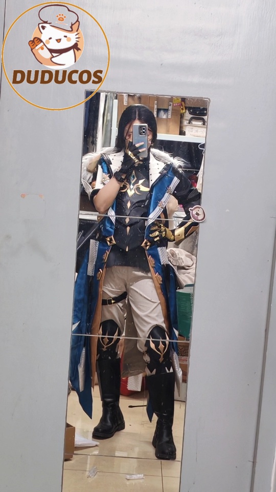IN STOCK Varka Cosplay Costume - مراجعة Anime Cosplay Armor وسعره