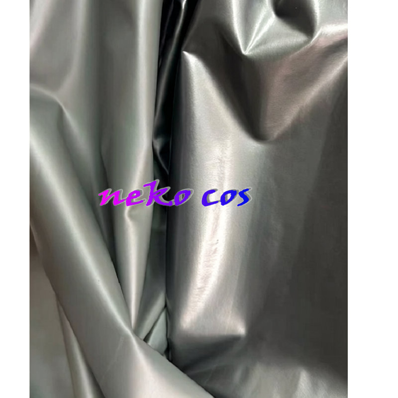 silver Stretchy PU Leather for - مراجعة Anime Cosplay Armor وسعره