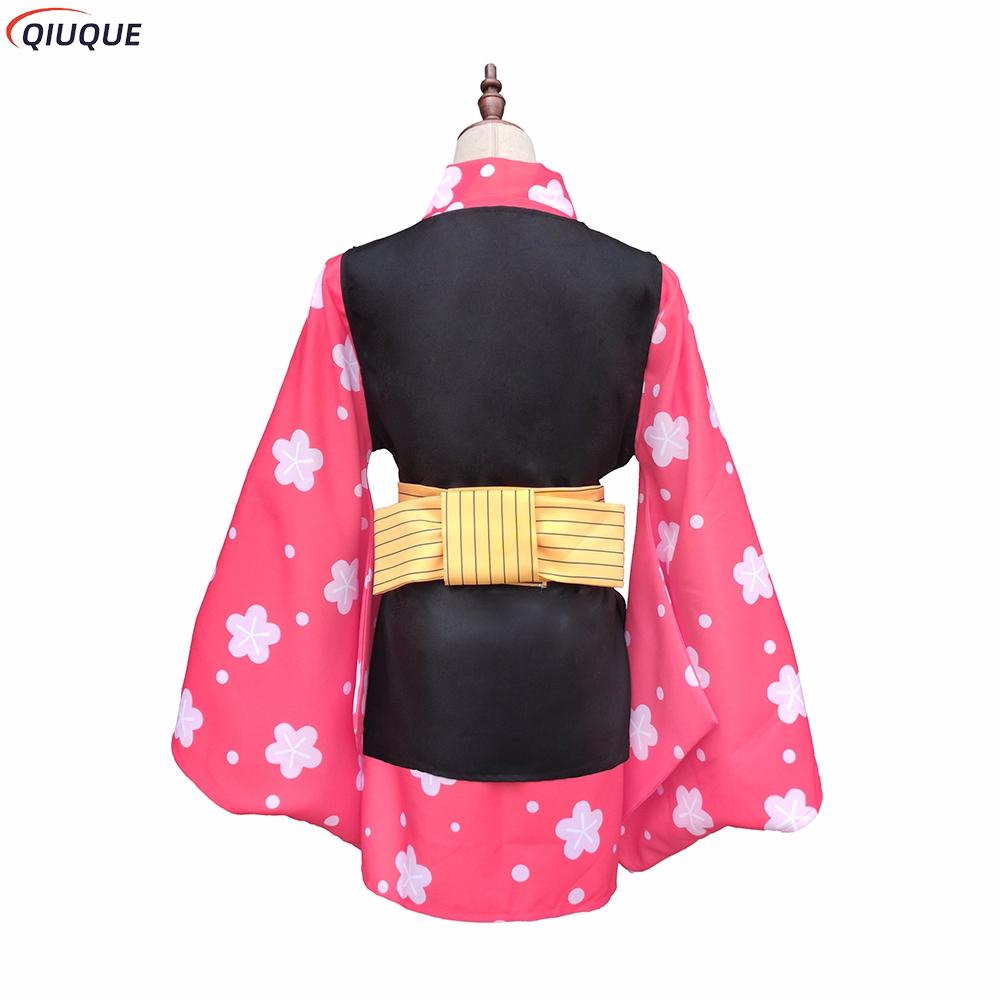 Makomo Cosplay Costume Kimono  - مراجعة Anime Cosplay With Mask وسعره