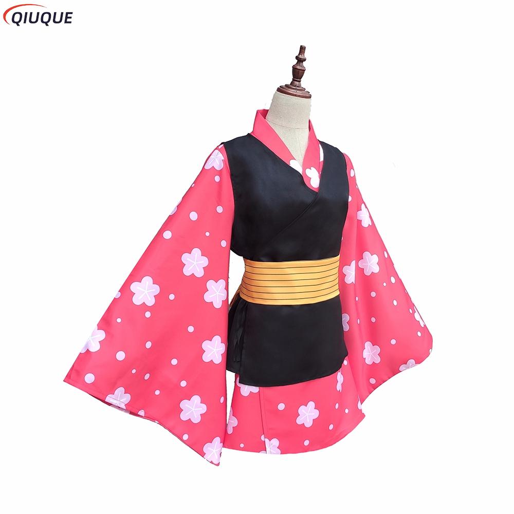 Makomo Cosplay Costume Kimono  - مراجعة Anime Cosplay With Mask وسعره