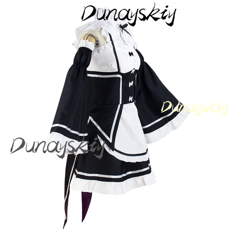 Rem Ram Cosplay Costume Anime  - مراجعة Anime Cosplay Rem وسعره