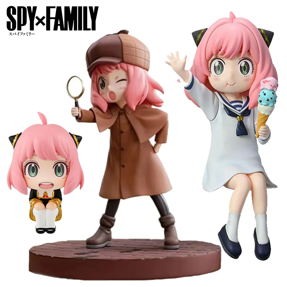 15CM Anime Figure SPY×FAMILY A - مراجعة Anime Cosplay Yor Forger وسعره