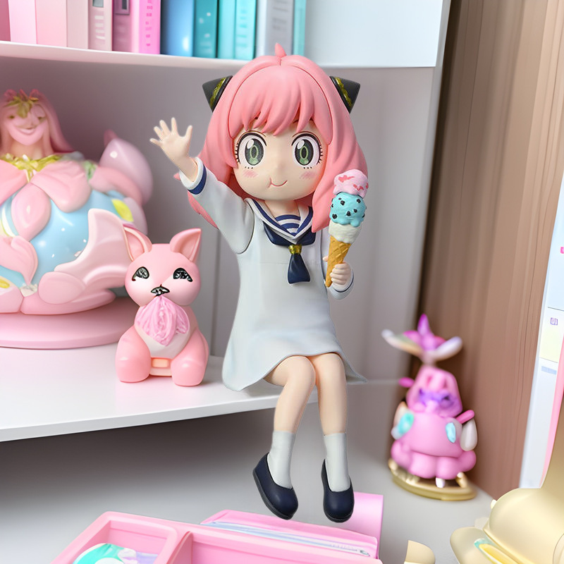 15CM Anime Figure SPY×FAMILY A - مراجعة Anime Cosplay Yor Forger وسعره
