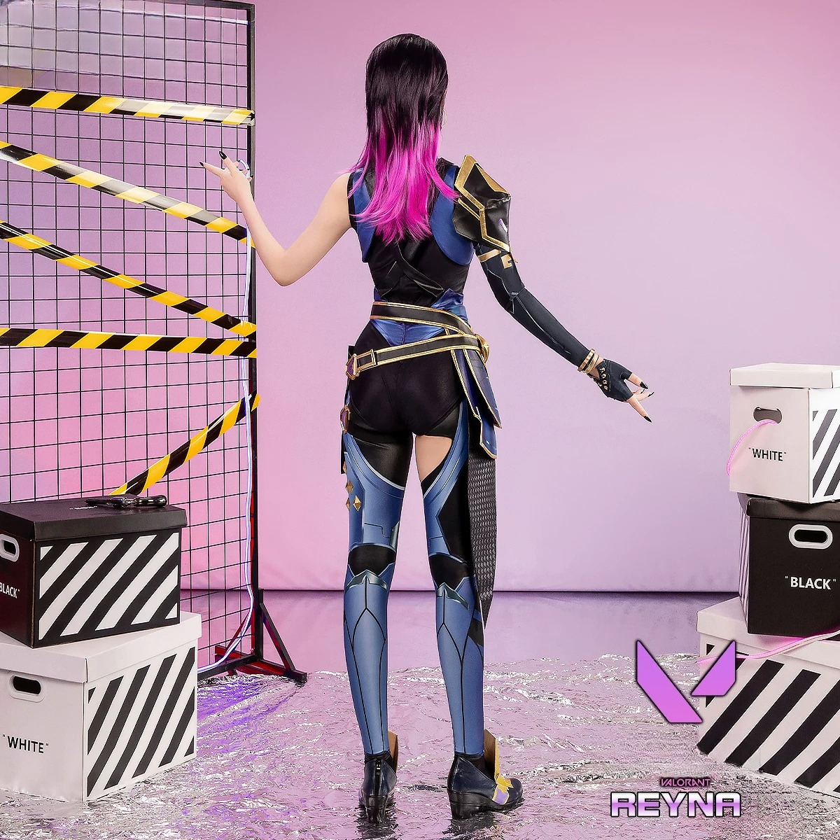 Girls Valorant Reyna Cosplay C - مراجعة Anime Cosplay Event وسعره