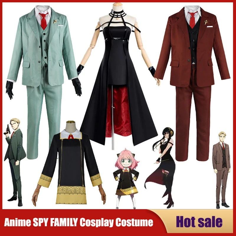 aa26Anime Spy X Family Cosplay - مراجعة Spy Family Outfit وسعره