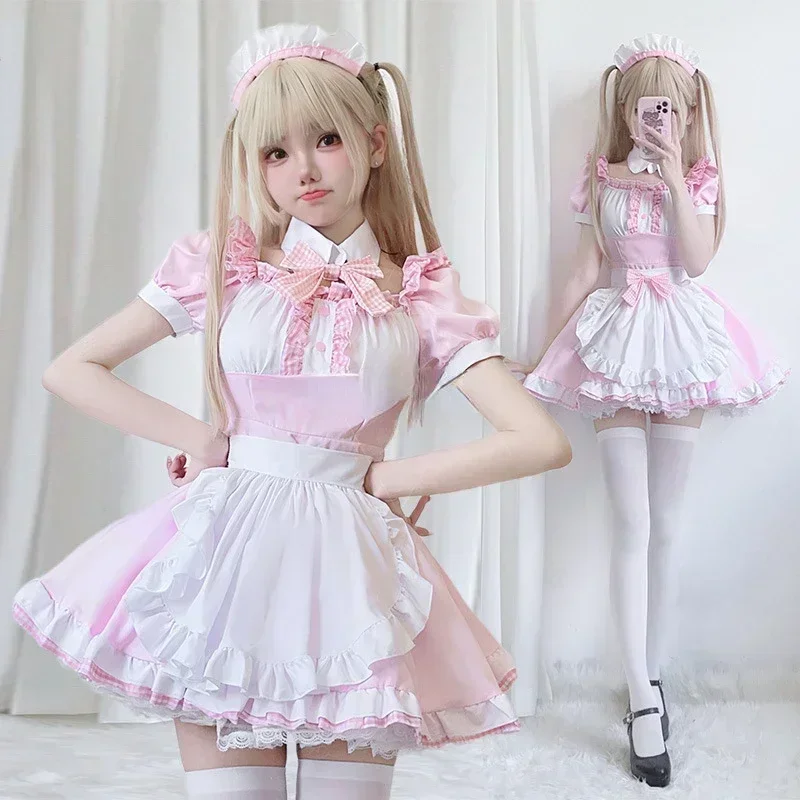 Sweet Cute Cat Lolita Pink Dre - مراجعة Anime Cosplay Cat وسعره