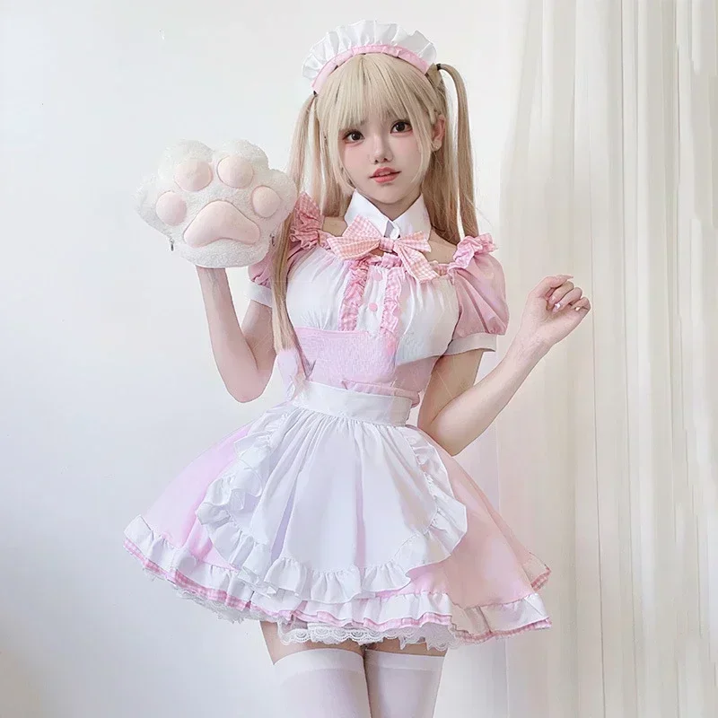 Sweet Cute Cat Lolita Pink Dre - مراجعة Anime Cosplay Cat وسعره