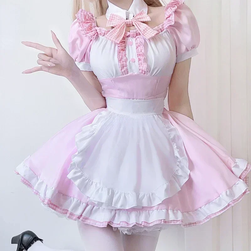 Sweet Cute Cat Lolita Pink Dre - مراجعة Anime Cosplay Cat وسعره