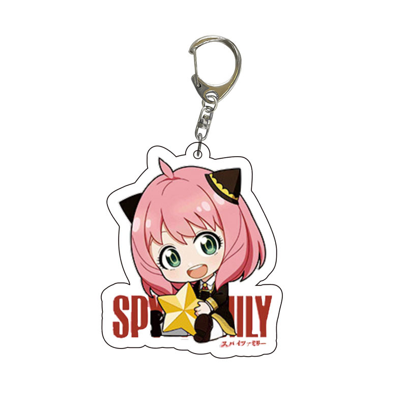 Spy x Family Acrylic Keychain  - مراجعة Anime Cosplay Yor Forger وسعره