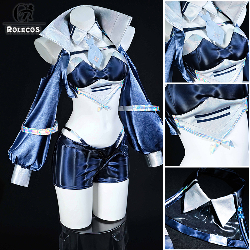 ROLECOS Game Azur Lane USS New - مراجعة Anime Cosplay Outfits For Women وسعره