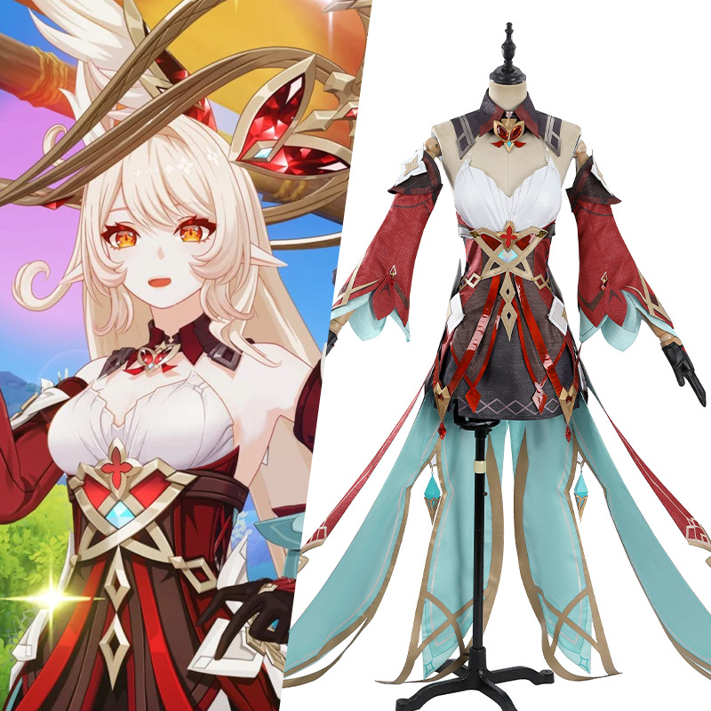 Genshin Impact Alice Cosplay S - مراجعة Anime Cosplay Outfits For Women وسعره