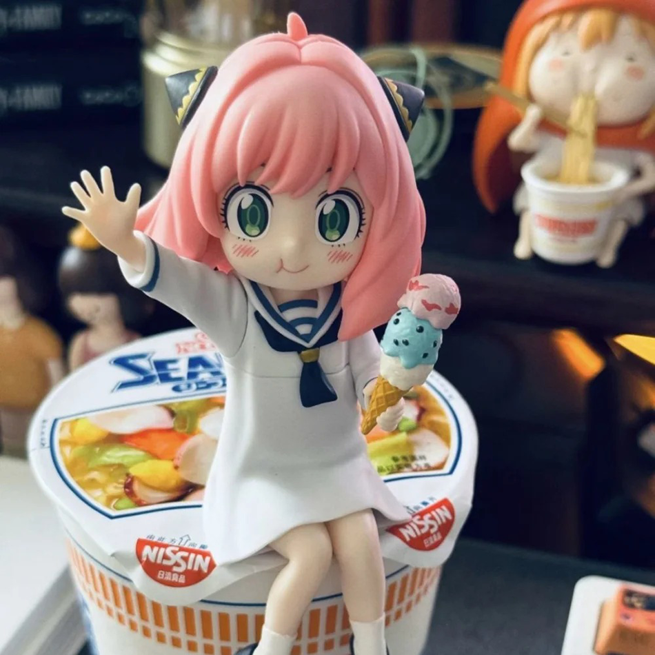 15CM Anime Figure SPY×FAMILY A - مراجعة Anime Cosplay Yor Forger وسعره