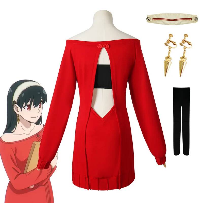Anime FAMILY Cosplay Yor Forge - مراجعة Anime Cosplay Yor Forger وسعره