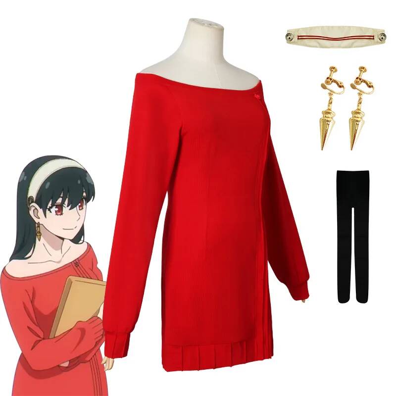 Anime FAMILY Cosplay Yor Forge - مراجعة Anime Cosplay Yor Forger وسعره