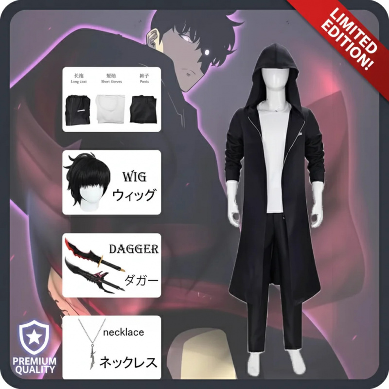 ▓2026Sung Jinwoo Solo Leveling - مراجعة Cosplay Anime Solo وسعره
