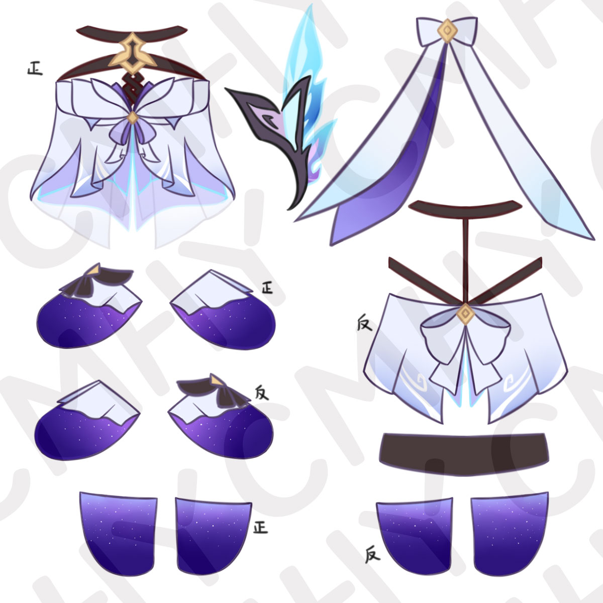 Game Genshin Impact Skirk Cat  - مراجعة Anime Cosplay Cat وسعره