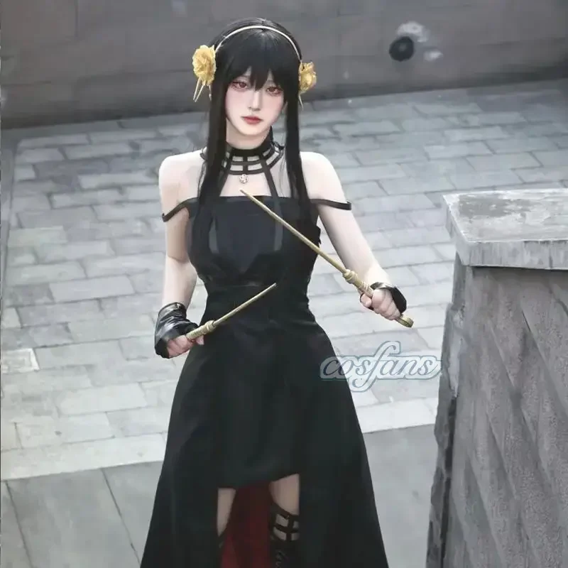 Spy X Family Yor Forger Cospla - مراجعة Anime Cosplay Yor Forger وسعره