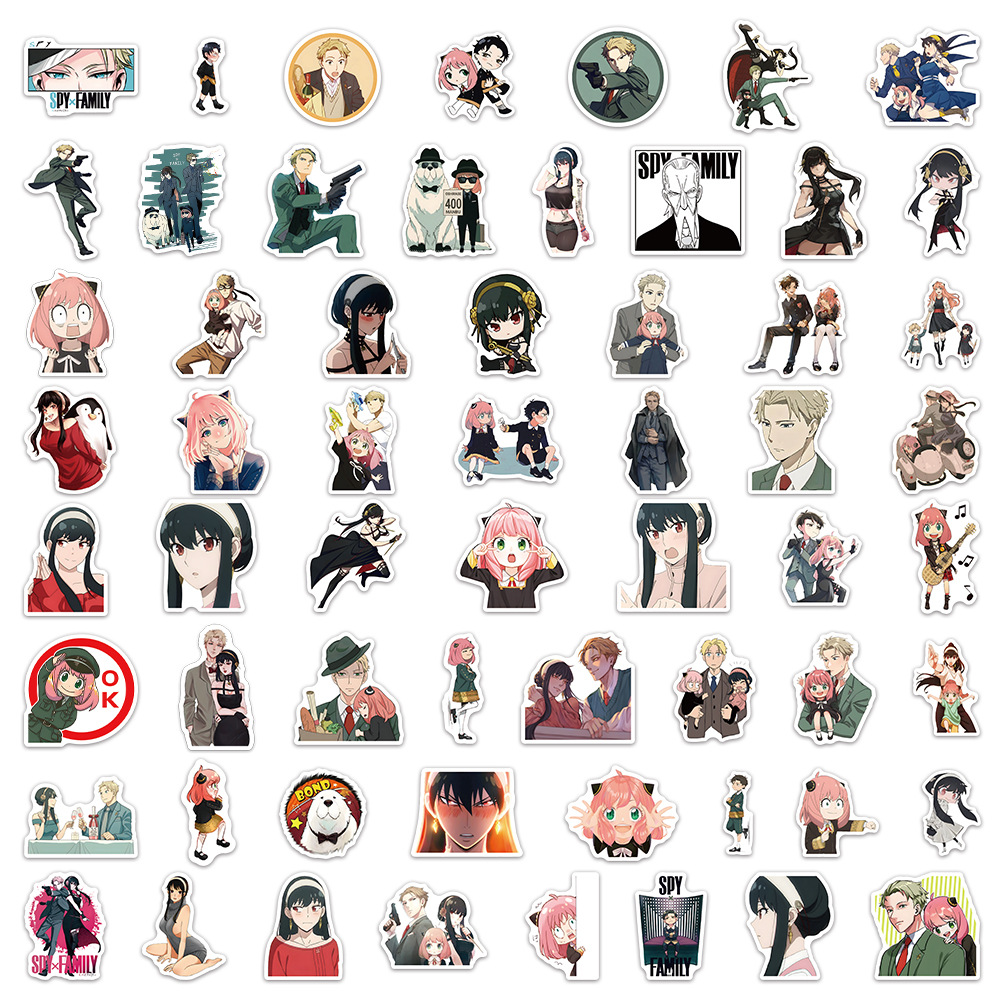 60pcs Set Spy Family Anime Spy - مراجعة Anime Cosplay Yor Forger وسعره