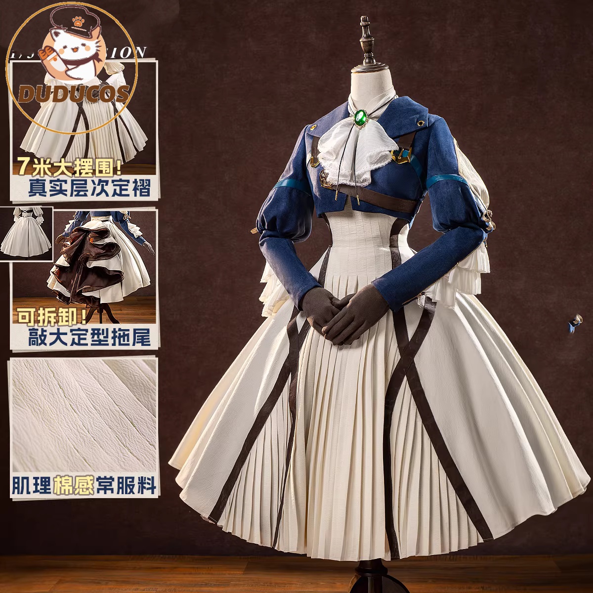 INSTOCK Violet Evergarden Cosp - مراجعة Anime Cosplay Outfits For Women وسعره