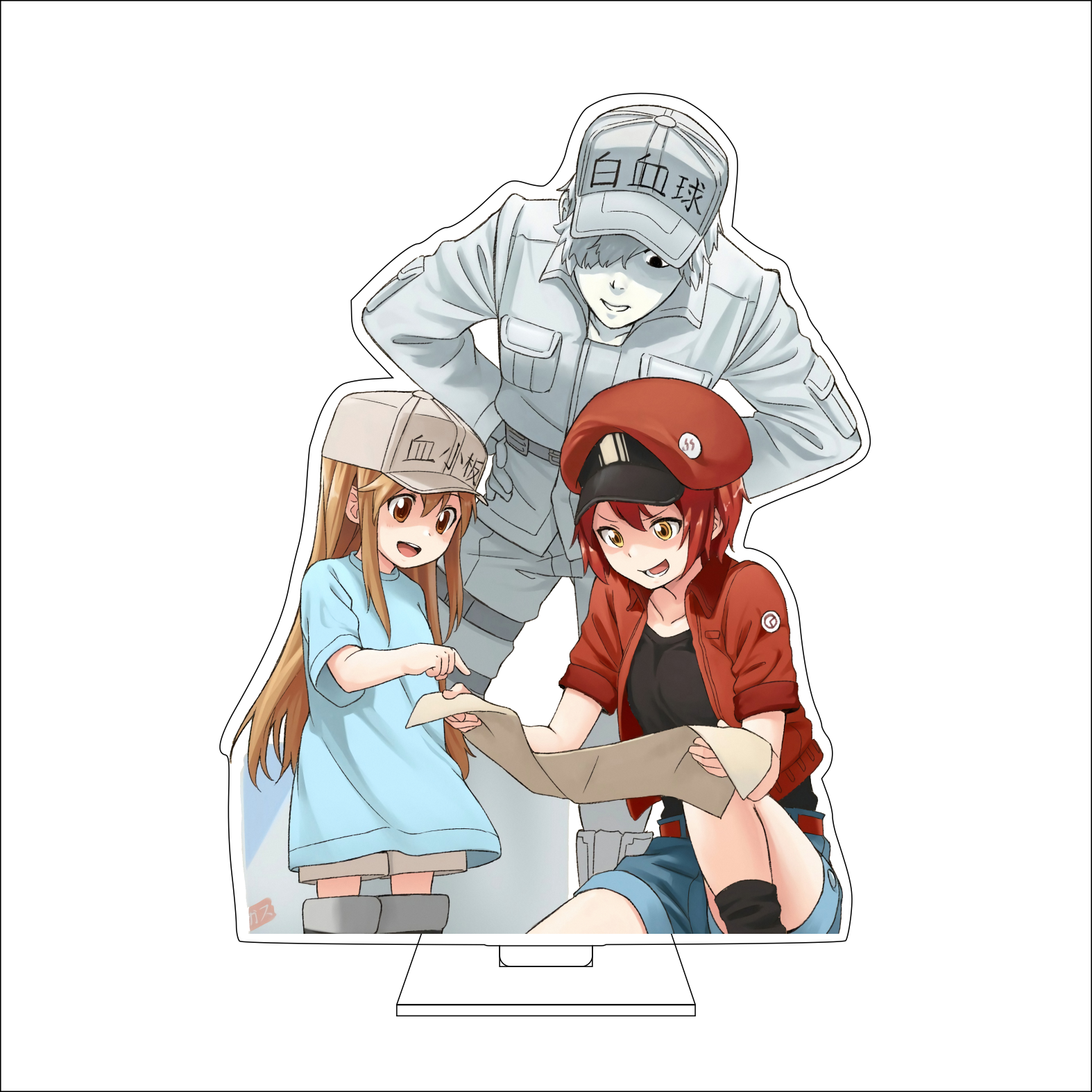 16CM Anime Cells at Work! Cosp - مراجعة Anime Cosplay In Japan وسعره