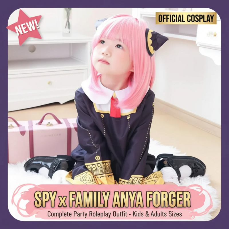 ▶❤Anime SPY X FAMILY Anya Forg - مراجعة Spy Family Outfit وسعره