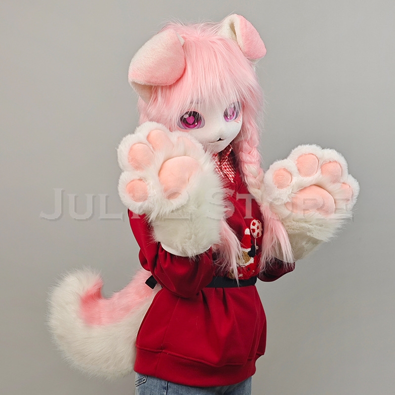 July 2 Store Fursuit Head Kigu - مراجعة Anime Cosplay Cat وسعره