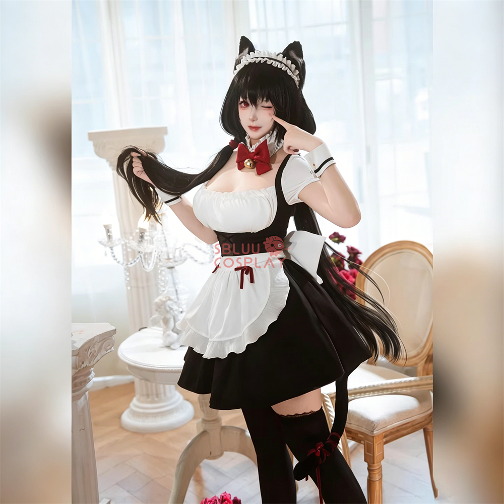 SBluuCosplay Tokisaki Kurumi C - مراجعة Anime Cosplay Cat وسعره