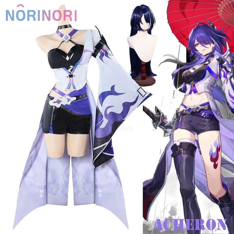 2025 Acheron Costume Wig Game  - مراجعة Anime Cosplay Event 2025 وسعره