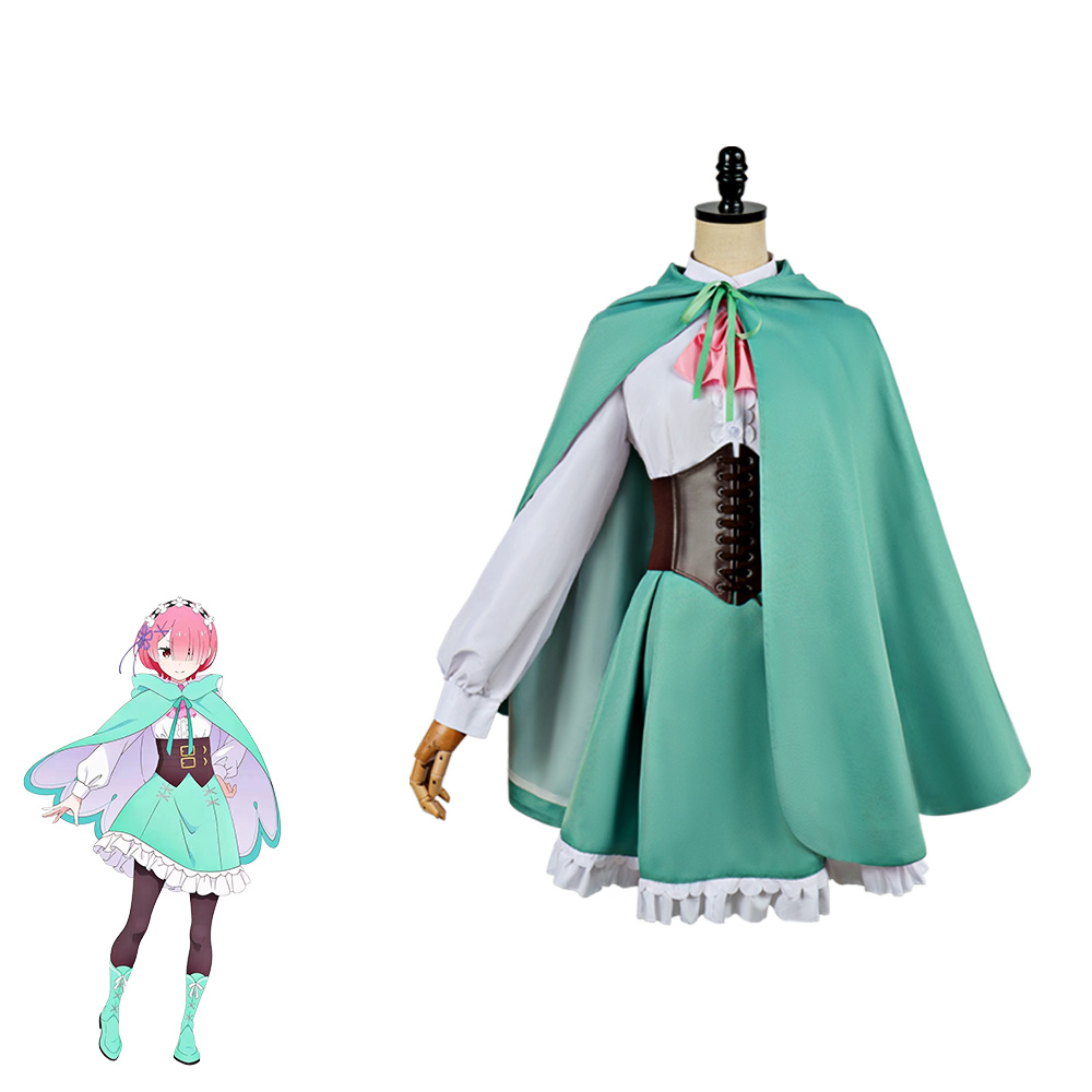 Anime Re:Zero Rem Ram Cosplay  - مراجعة Anime Cosplay Rem وسعره